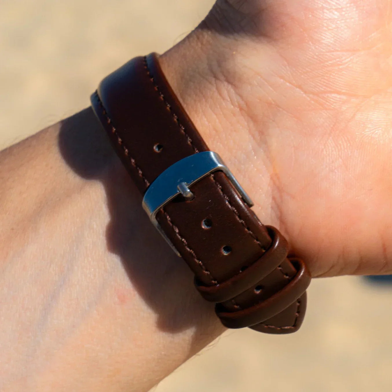 Ascot Silver Classic Watch – BROWN